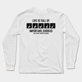 golfer Long Sleeve T-Shirt